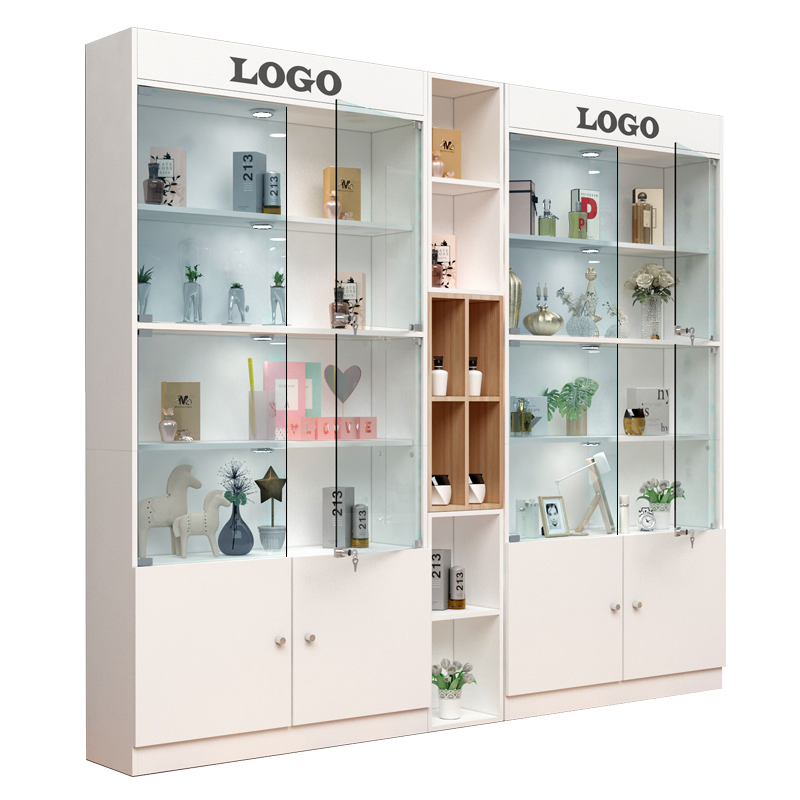 Direct Factory ODM Modular MDF Retail Store Fixtures and Wall Shelving Units for Commercial Shops
