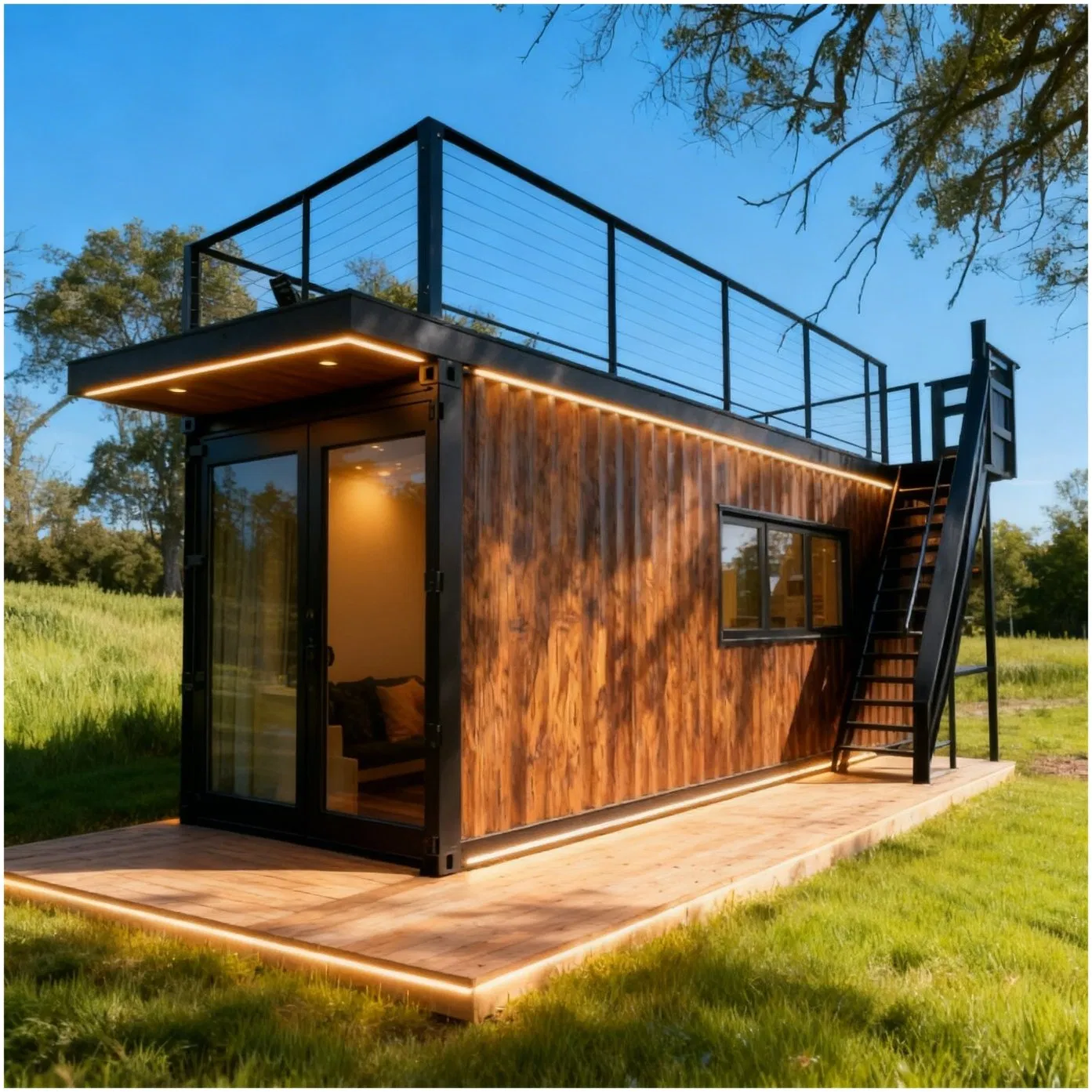 Casas Modulares Feitas de Contêineres de Transporte Casa ou Escritório Modular Contêiner Modular Casas ou Escritórios Modulares
