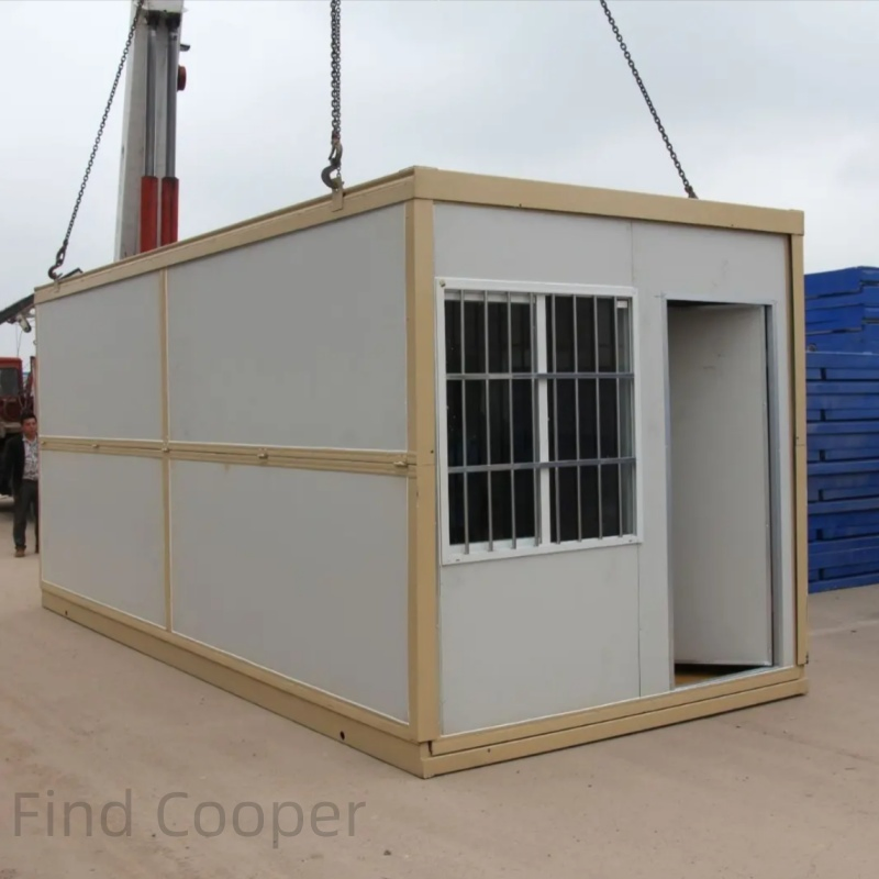 Painel Sanduíche EPS Resistente ao Fogo 2.0-3.0 mm Estrutura de Aço Casa Contêiner Dobrável Combinada para Exterior Casa Contêiner Prefabricada de Múltiplos Andares Casas Tiny Prefabricadas
