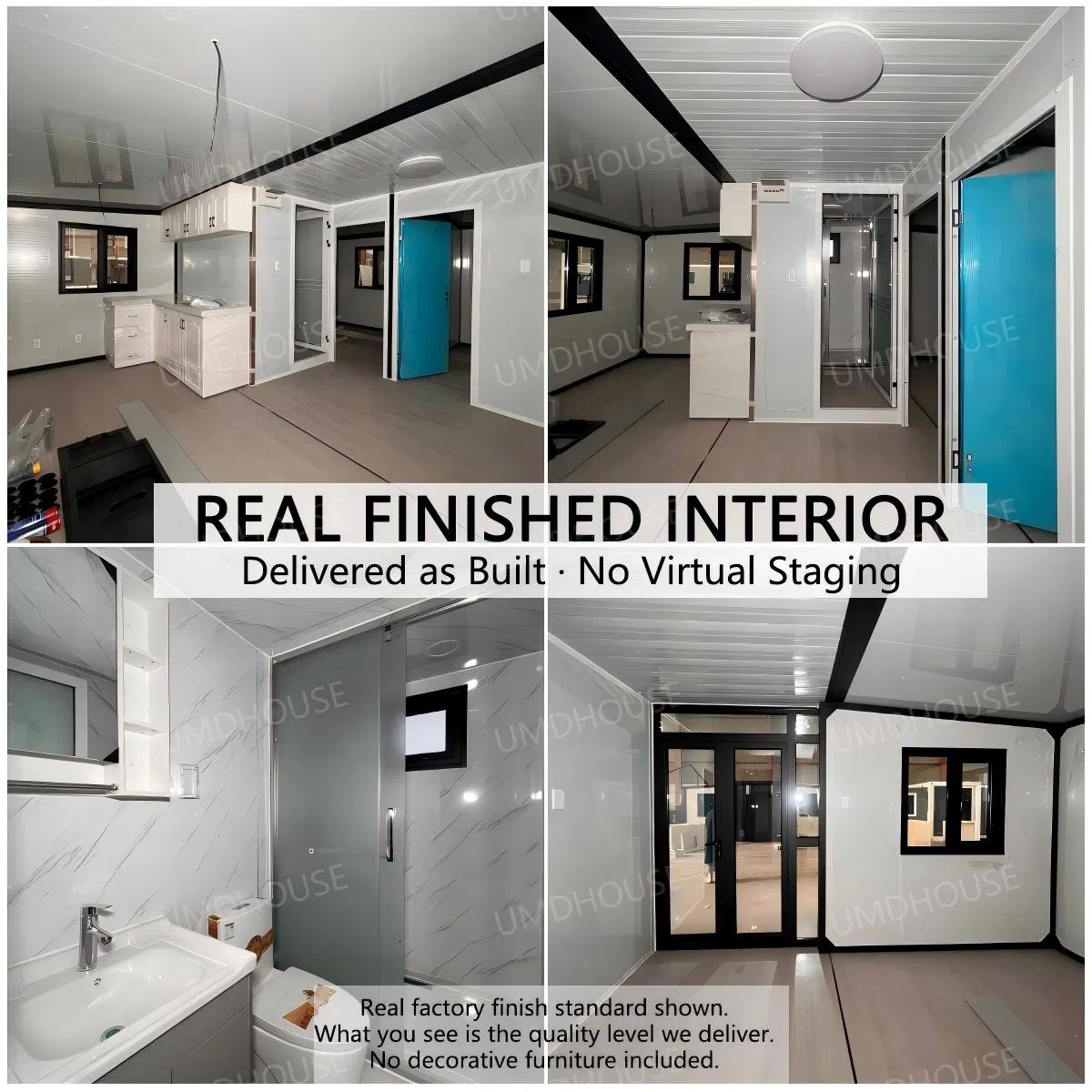 Casa Modular Prefabricada Contemporânea de Luxo Padrão Australiano Pré Tiny House