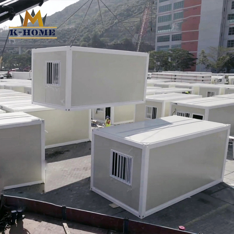 20FT/40FT Casas de Contêiner de Aço em Pacote Plano