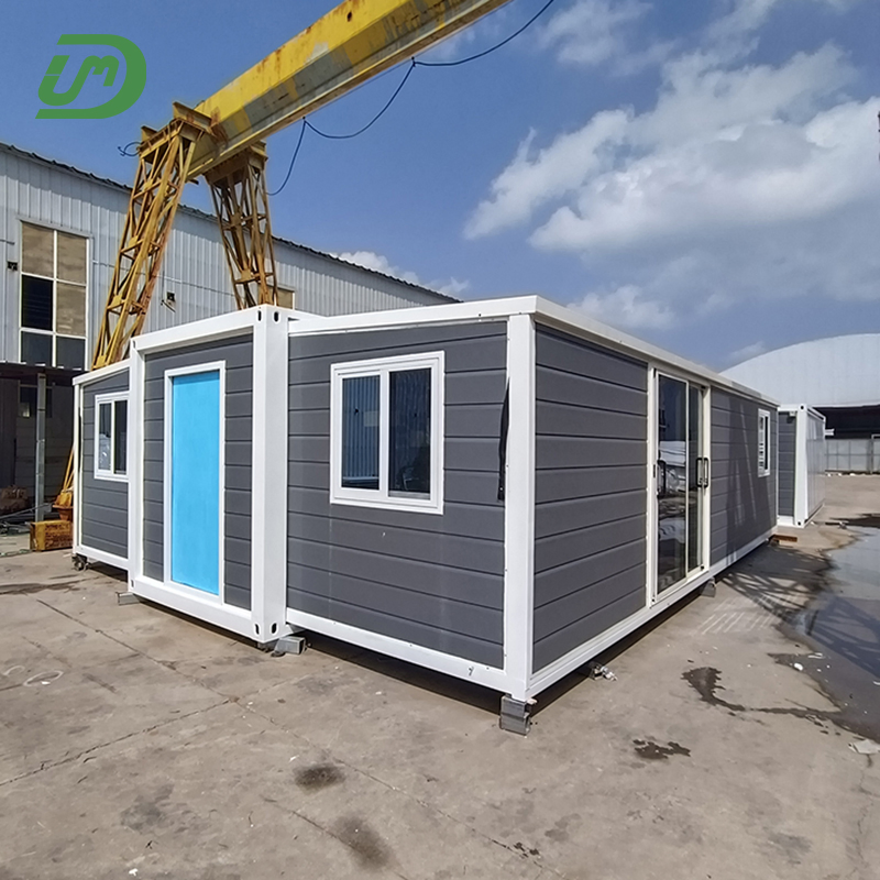 Vilas modulares de contêineres duplex portáteis dobráveis de aço fabricadas para envio de luxo