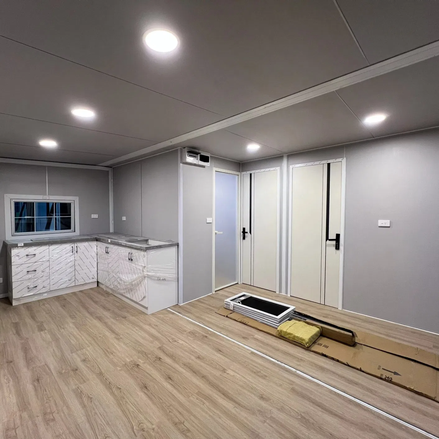 Casa Modular Prefabricada Expandável Isolada e Eficiente em Energia