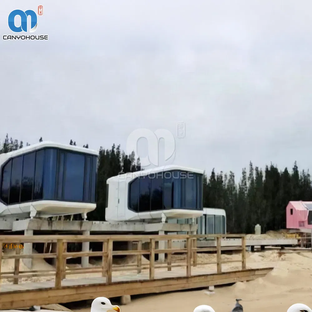 Casa Modular Luxuosa de Estrutura de Aço para Alta Utilização de Espaço em Áreas Residenciais de Migrantes