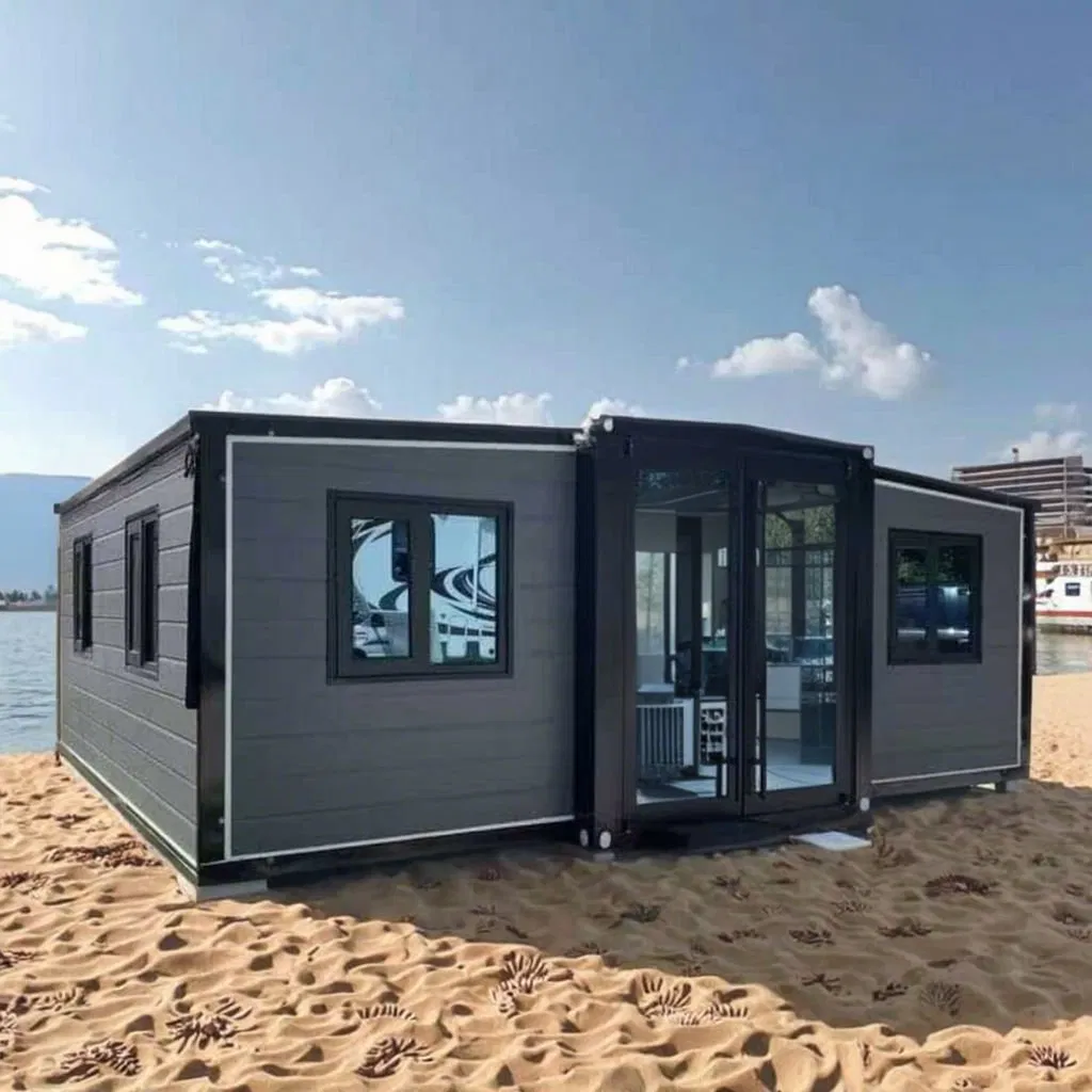 Casa Prefabricada Expandável e Dobrável Capaz de Funcionar Fora da Rede: Casa Modular Autossuficiente Integrada com Energia Solar e Reciclagem de Água para Vida Portátil