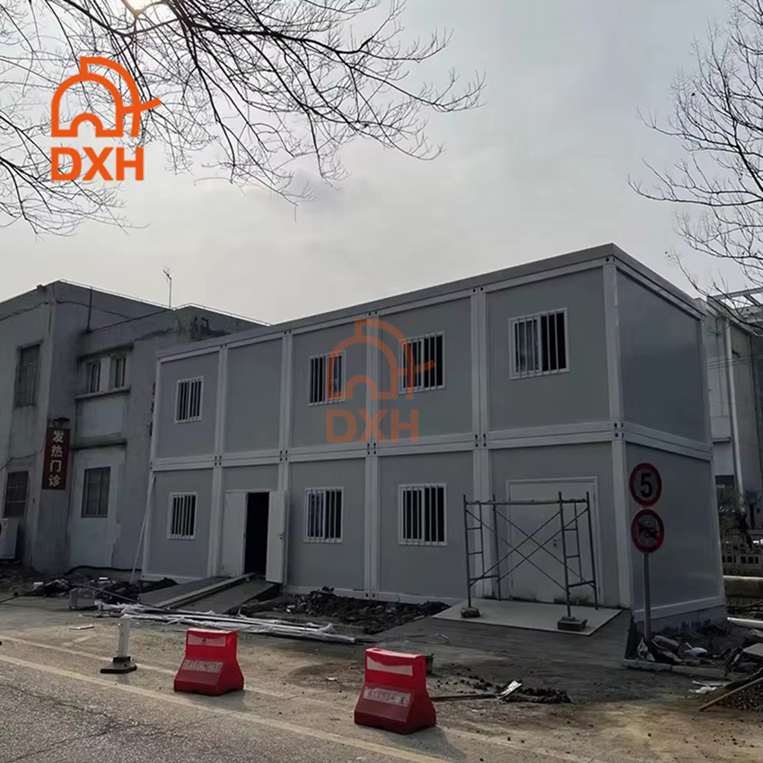 Loja Daxiang Montagem de Pacote Plano Armazenamento Modular Baixo Custo Escola Resort Estrutura de Aço Totalmente Acabada ao Ar Livre CE ISO Casa Container Pré-fabricada