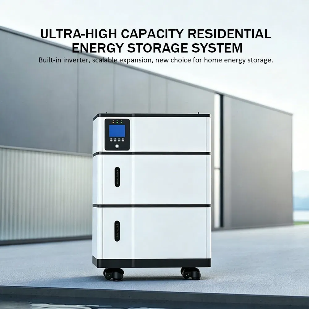 Capaz de Início a Frio, Empilhável, Sistema de Energia Residencial Tudo em Um 5kwh 10kwh 16kwh Recuperação Automática Sem Energia da Rede para Uso Off-Grid
