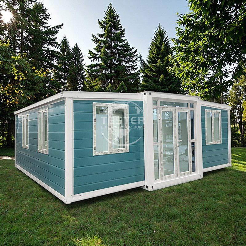 Casas de Estrutura de Aço Modular e Ecológicas 20FT e 40FT