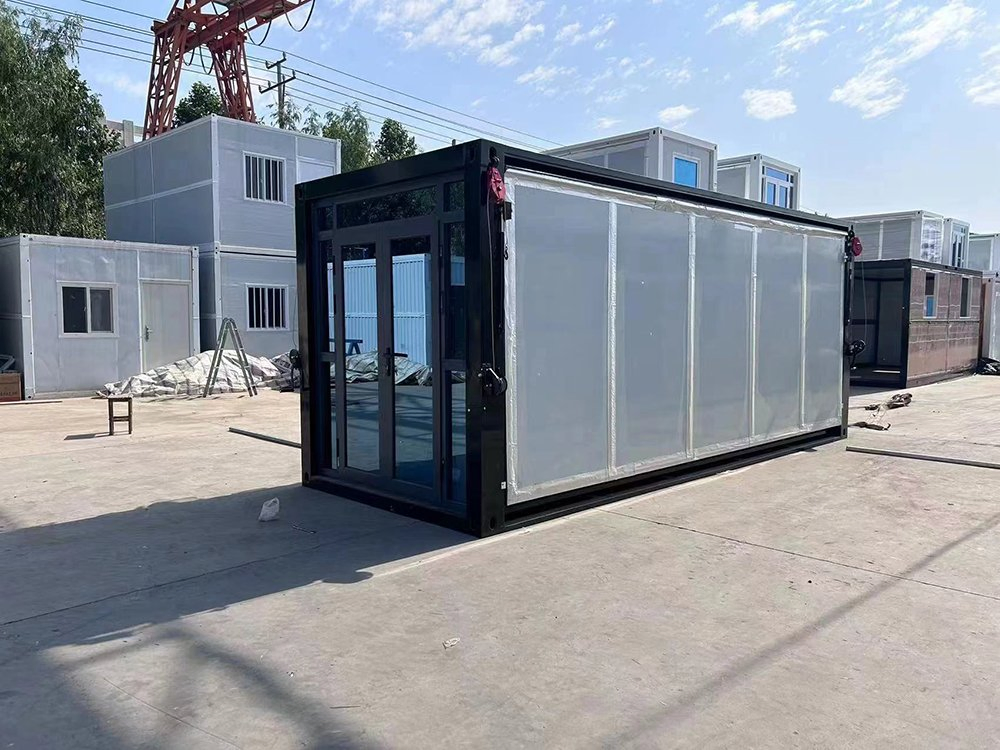 Casa Modular Dobrável Expandível Casa Prefabricada Economizadora de Espaço Prática Casa Portátil para Áreas Turísticas Vilas Remotas