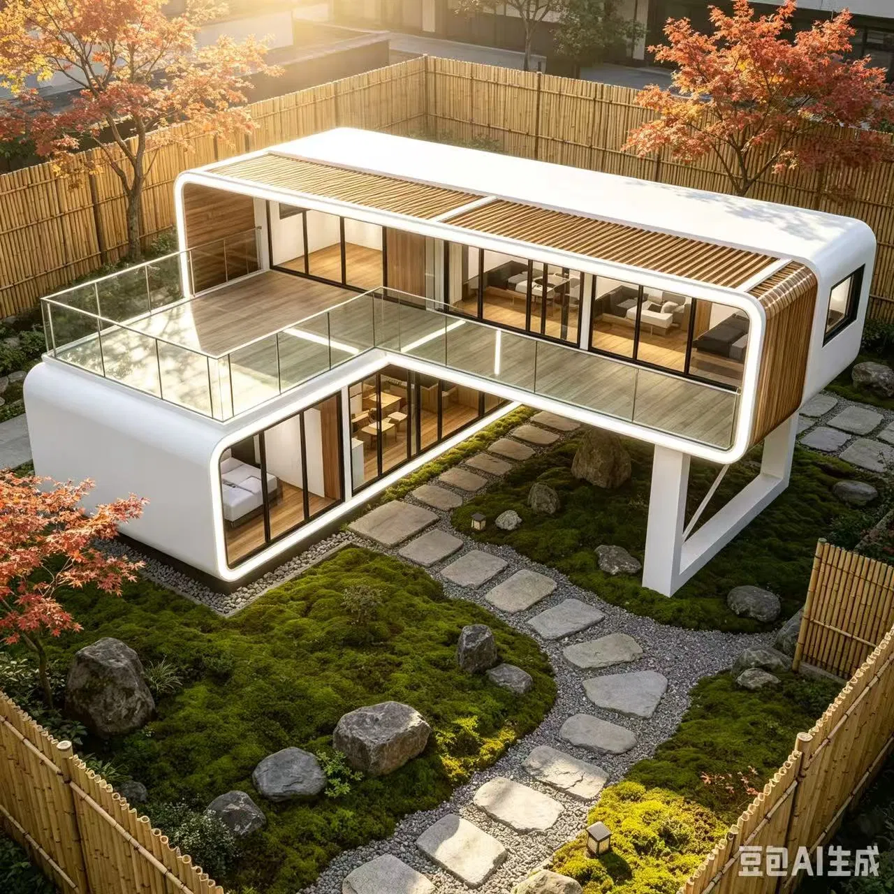 Casa Modular Prefabricada de Luxo 40FT Modificada de Contêiner de Envio para Personalização
