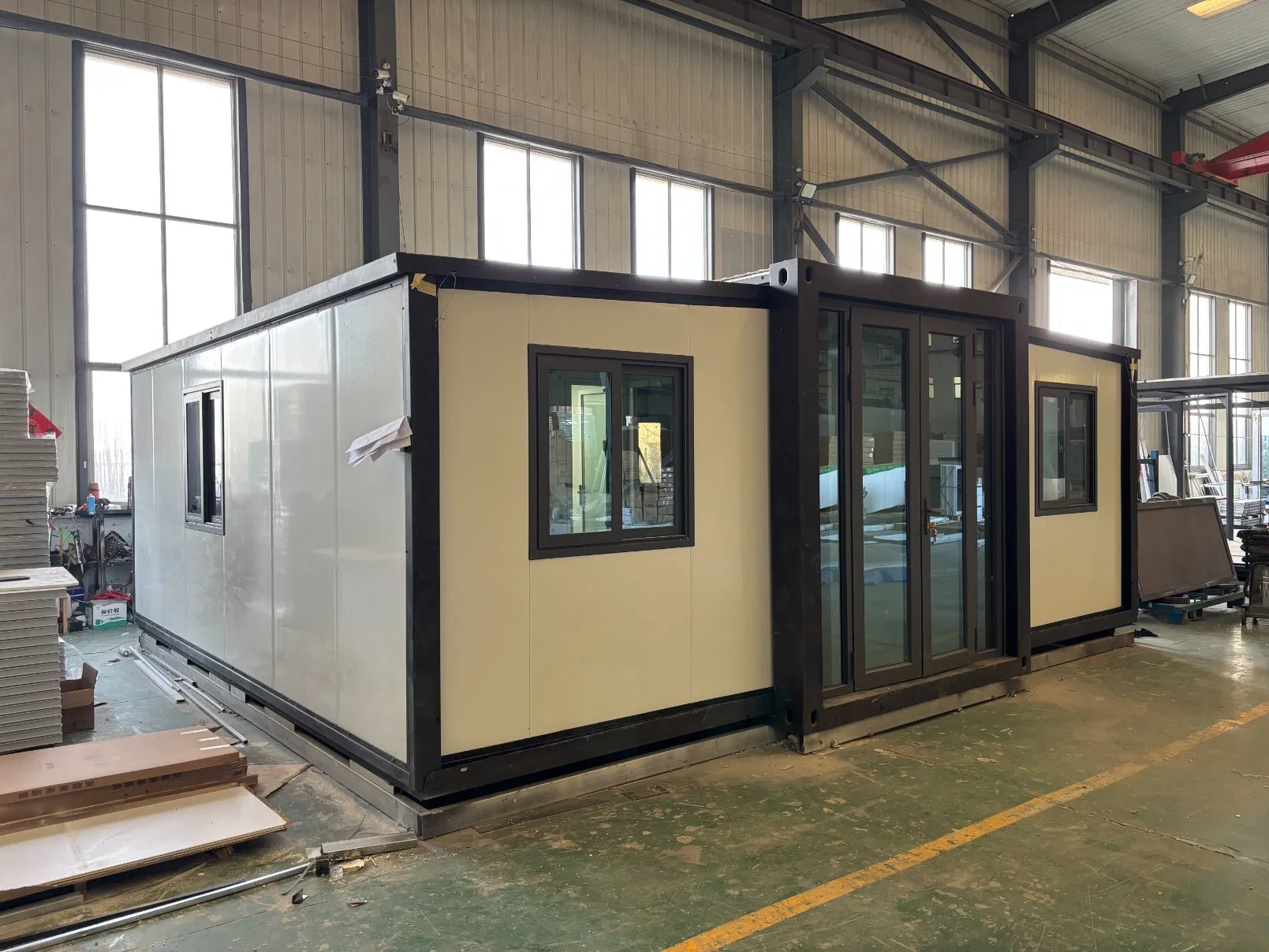 2 Quarto 1 Banheiro Casa Modular Prefabricada de Luxo Expandável Escritório Casa Container Casas Prefabricadas