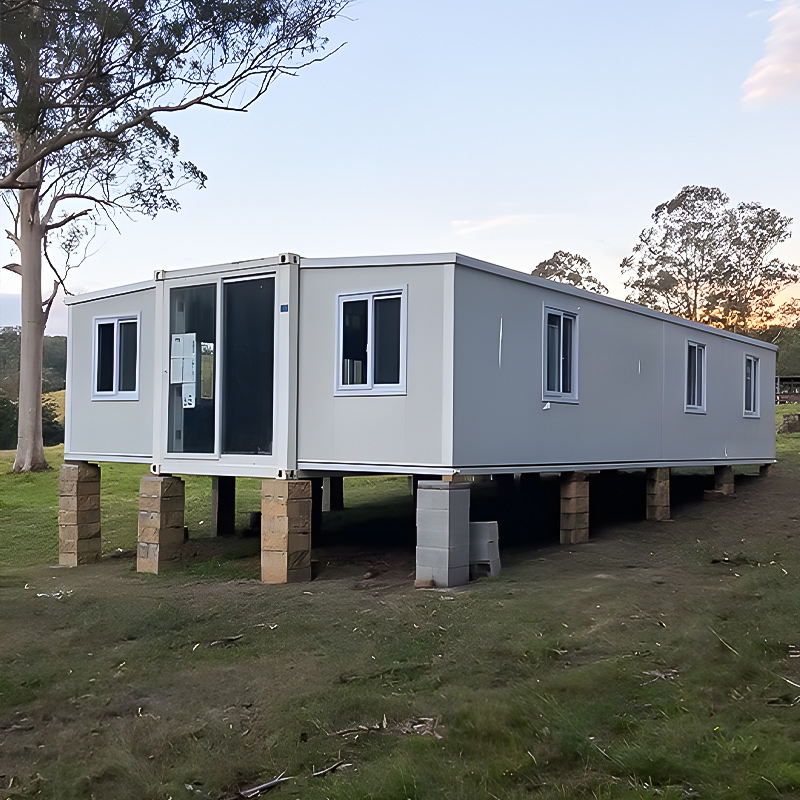 Casa Modular Sustentável 20FT Expansível para Vida Moderna