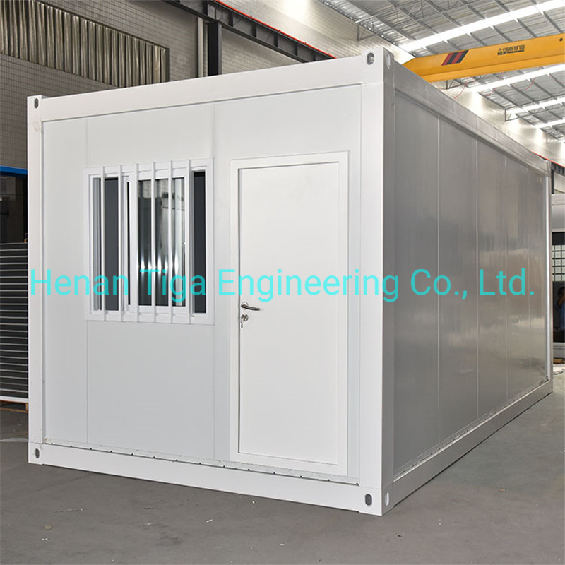 Construção Rápida de Casa de Contêiner Modular Portátil Prefabricada 20FT Escritório Cabana