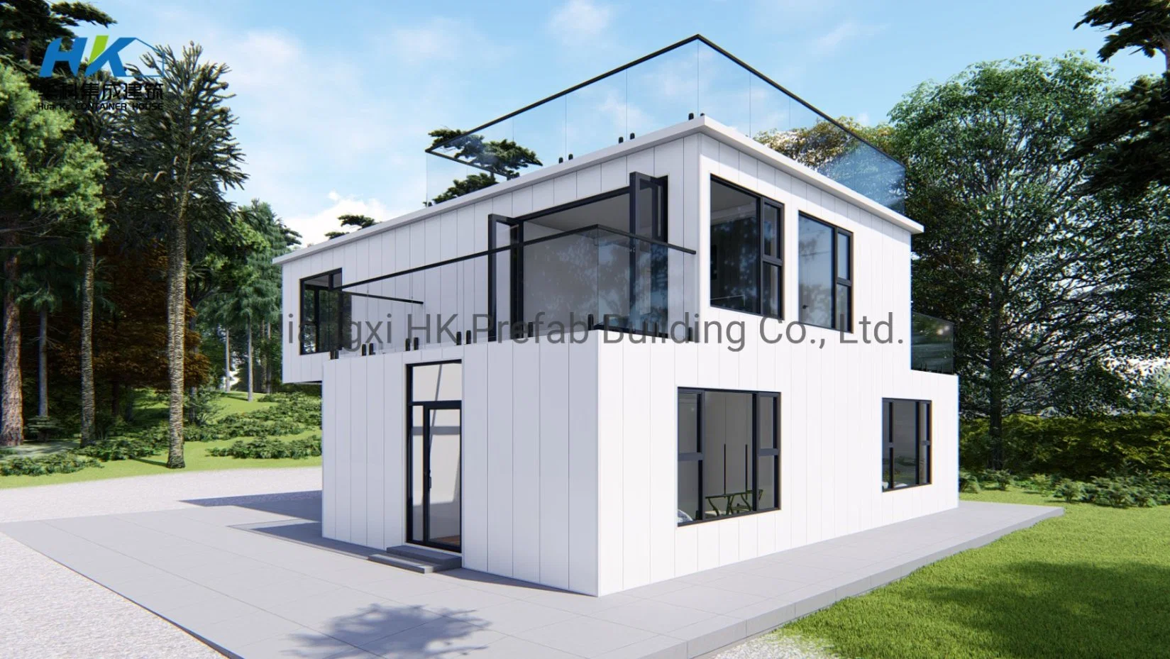 China 40FT Vila de Luxo Cápsula Estrutura de Aço Edifício Vaso Habitação Modular de Madeira Casa Prefabricada Casa Contêiner