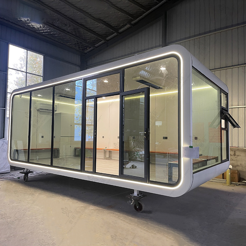 Cabana Modular Prefabricada Moderna Personalizada de Fábrica, Casas Tiny Prefabricadas