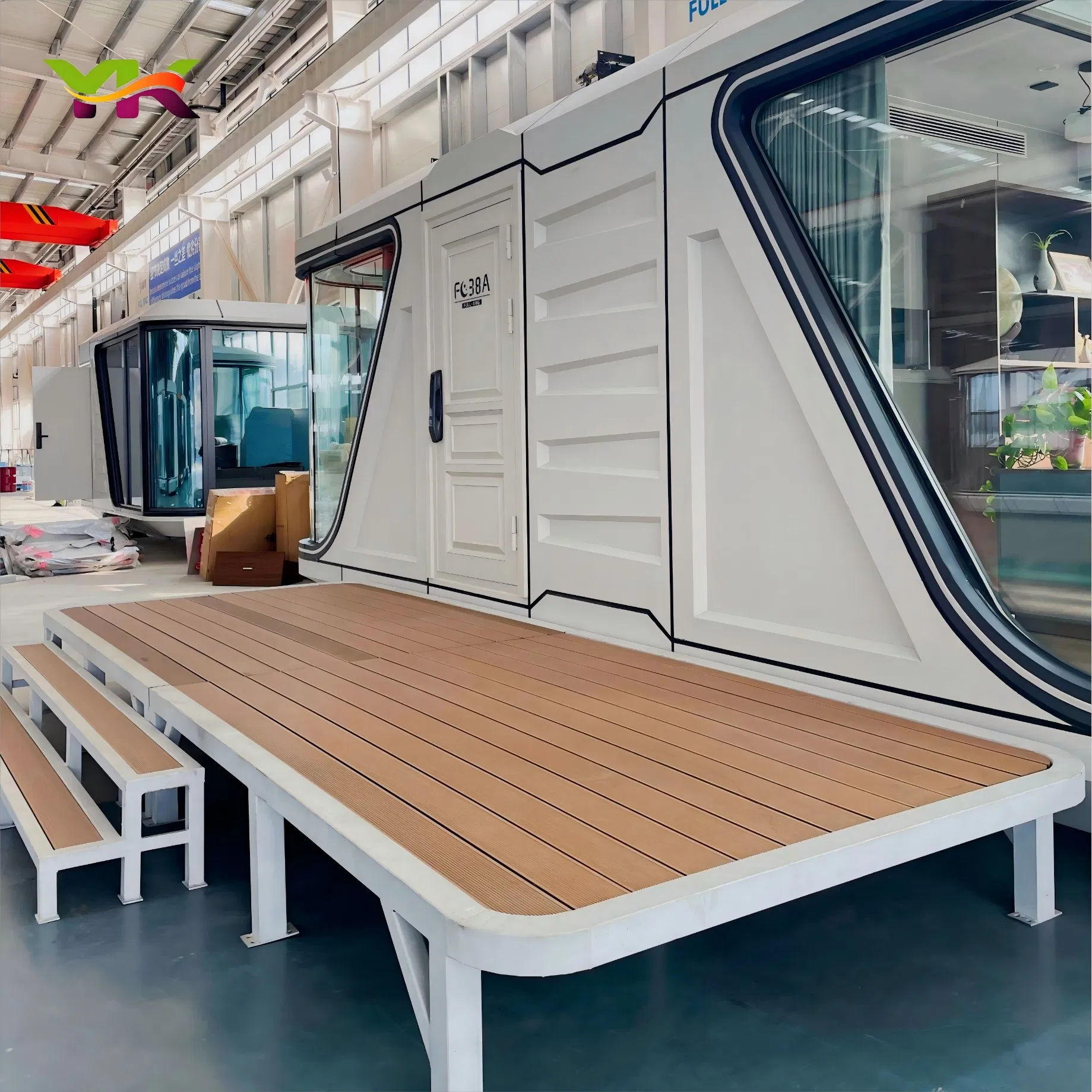 Casa Modular Prefabricada de Luxo Moderna Preço Instalação Rápida Casa Prefabricada Móvel 40FT Preço da Cabana Prefabricada Inteligente