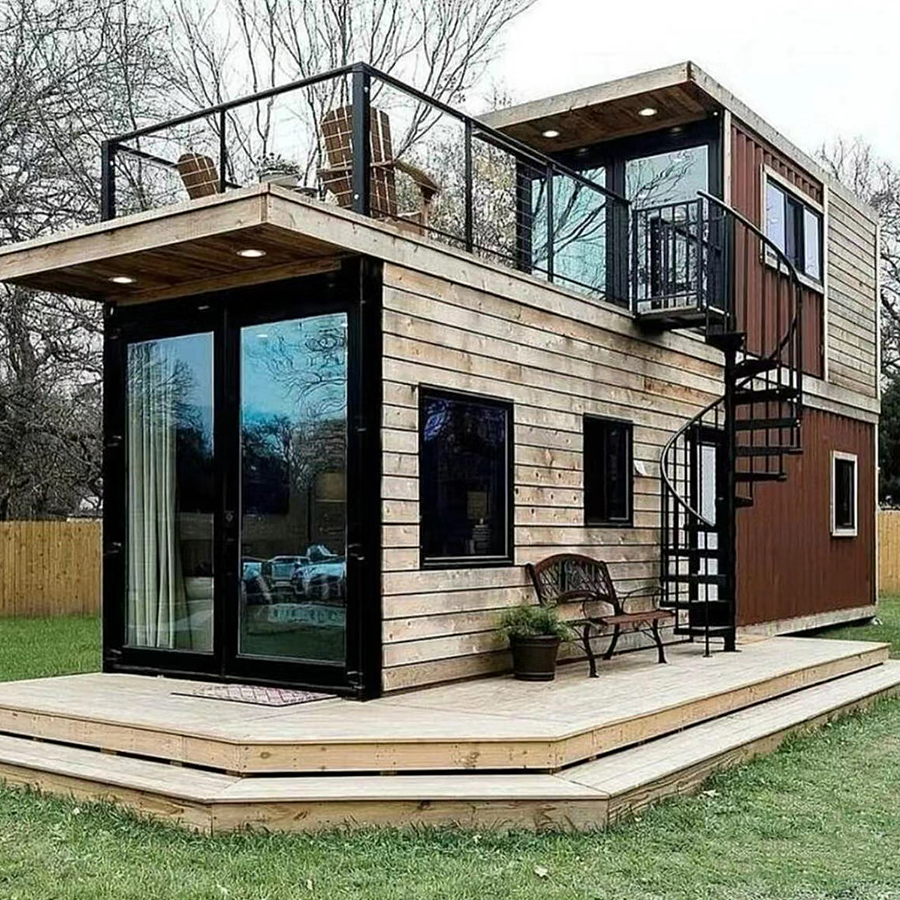 Isolamento Modular Prefabricado Móvel Flexivelmente Combinável Casa Container Pequena