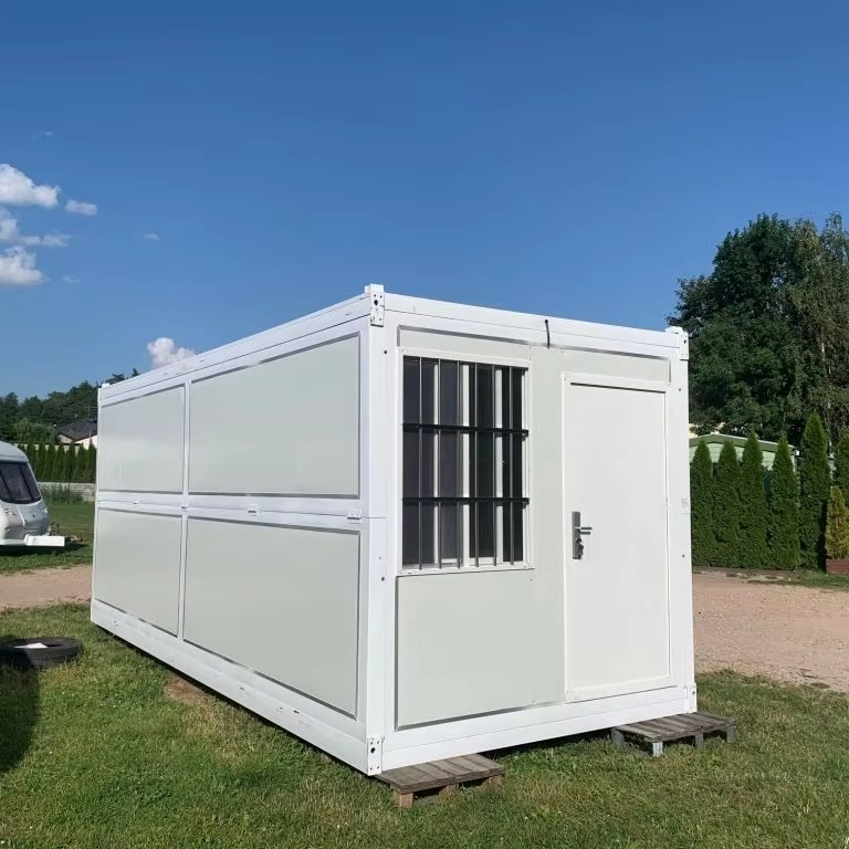 Casas Contêineres Modulares Portáteis Versáteis em Pacote Plano