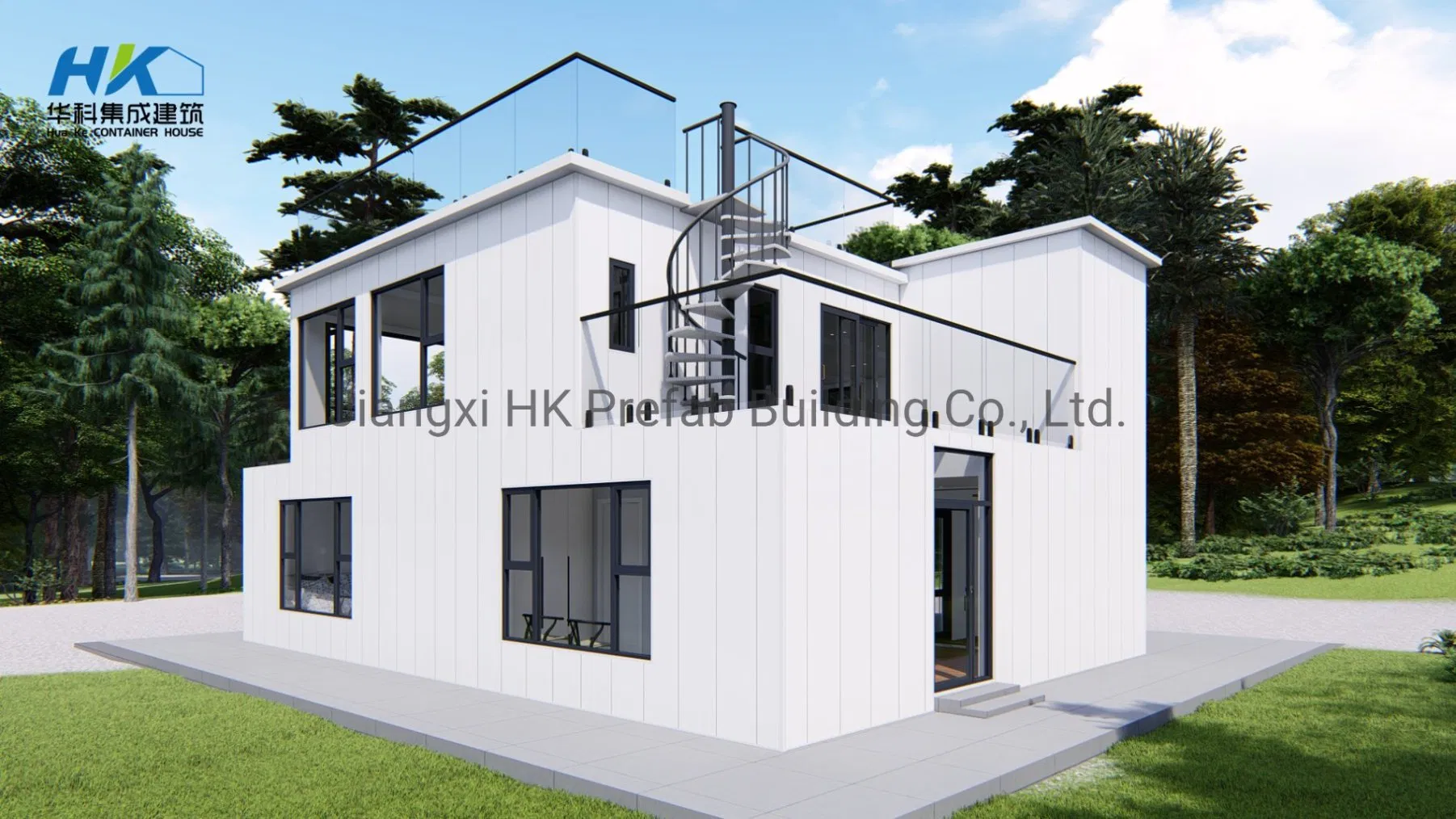 China 40FT Vila de Luxo Cápsula Estrutura de Aço Edifício Vaso Habitação Modular de Madeira Casa Prefabricada Casa Contêiner