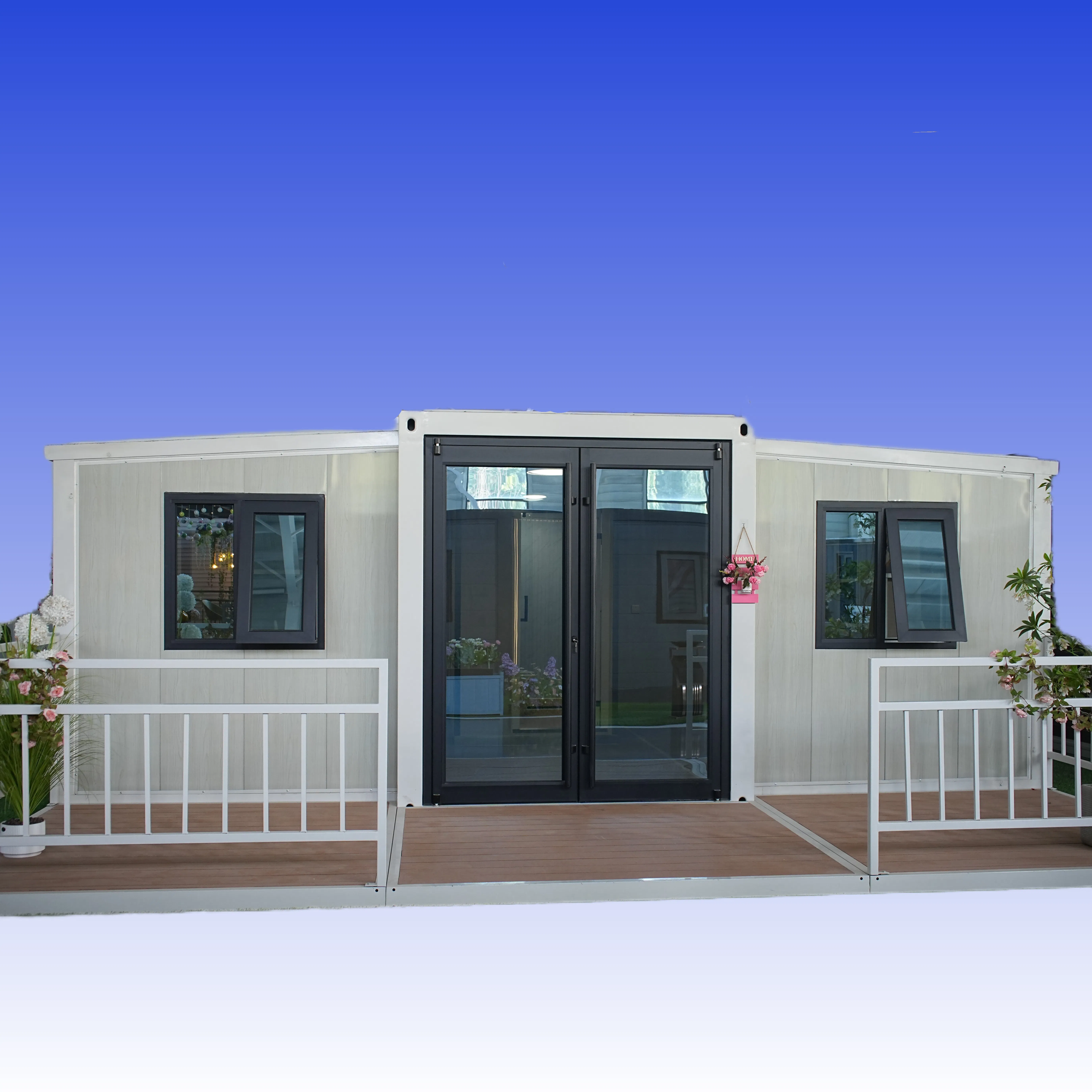 Casa Modular Inovadora com Estrutura de Aço Robusta para Moradia