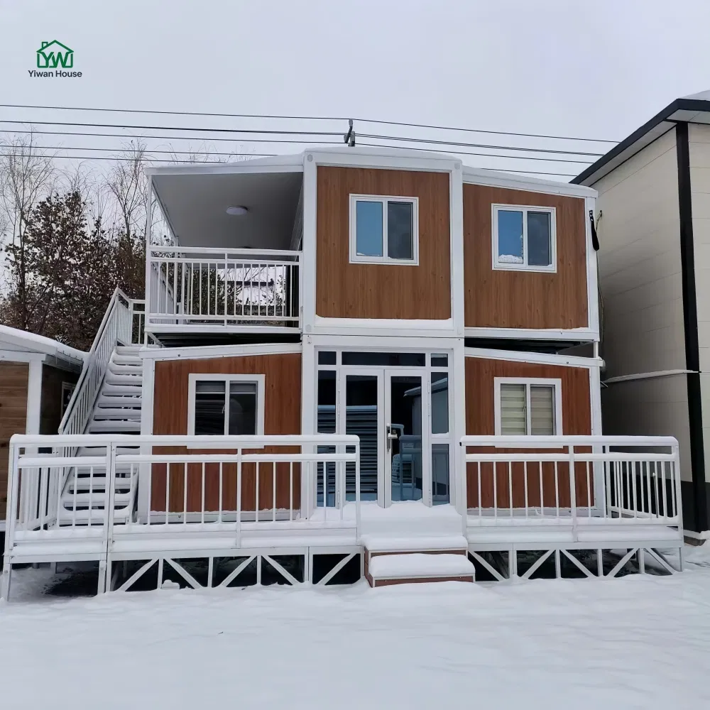 1 2 3 4 5 Casa Móvel Dobrável Prefabricada Modular Portátil Expandável para Moradia Montagem Rápida de Dois Andares Casa Pequena Móvel Pronta