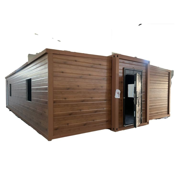 Casa Modular Portátil de Luxo Popular da China 20FT/30FT/40FT como Casa de Família Pequena ou Cabana de Férias com Sala de Estar e Quarto Personalizados