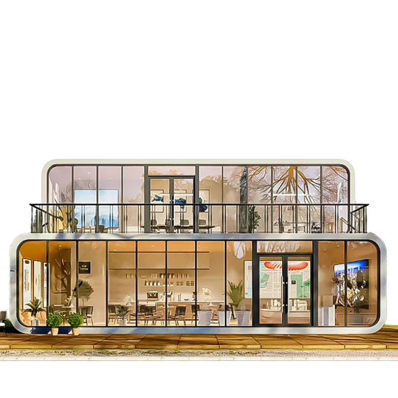 Cabana Modular Prefabricada Moderna Personalizada de Fábrica, Casas Tiny Prefabricadas