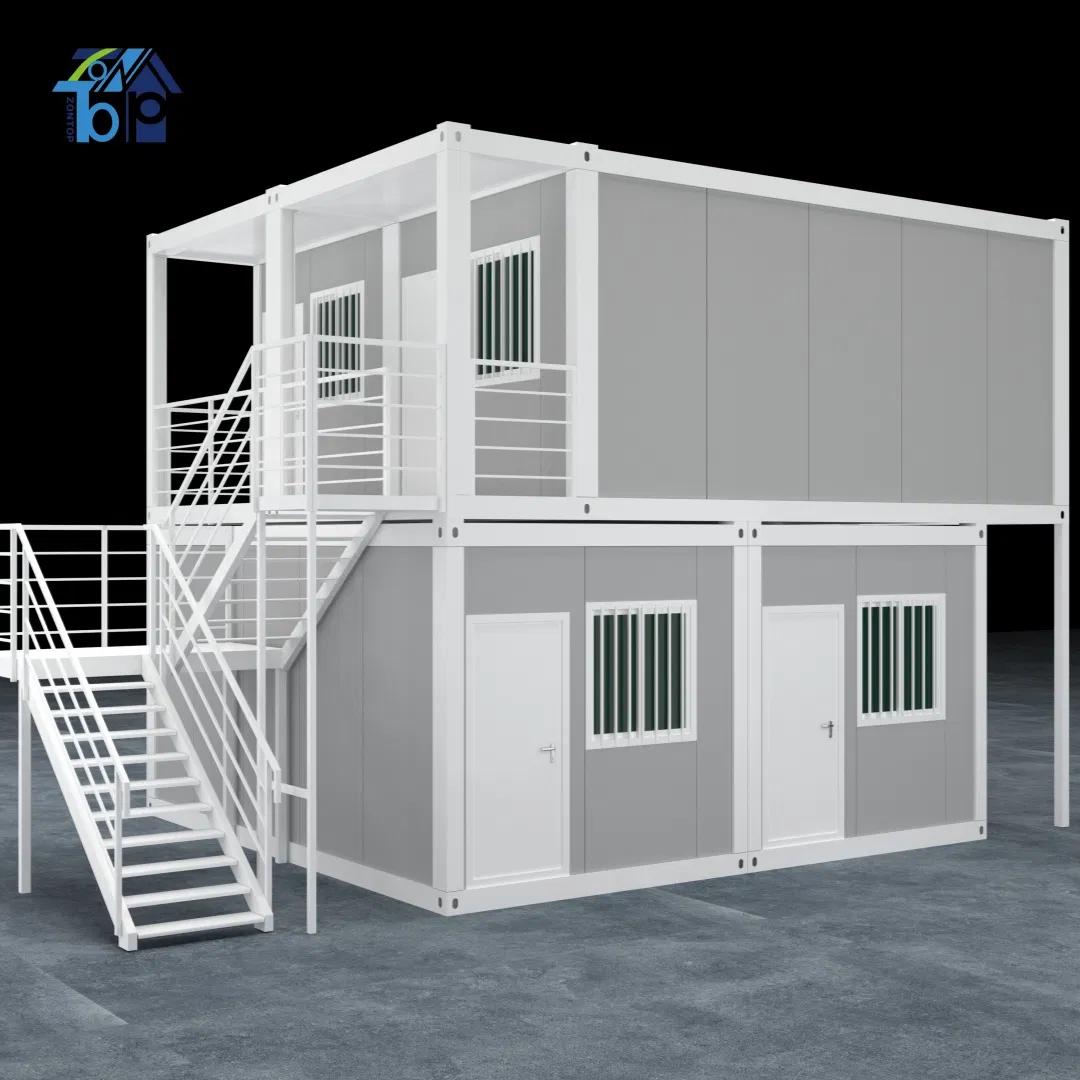 Fornecimento Direto de Fábrica Atacado Luxuoso Portátil Modular Multi Familiar Casas com Banheiro e Cozinha Contêineres Prefabricados
