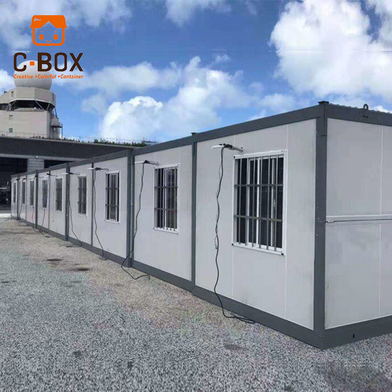 Container Móvel Dobrável Multi Familiar para Casas Modulares de Contêiner para Dormitório de Funcionários