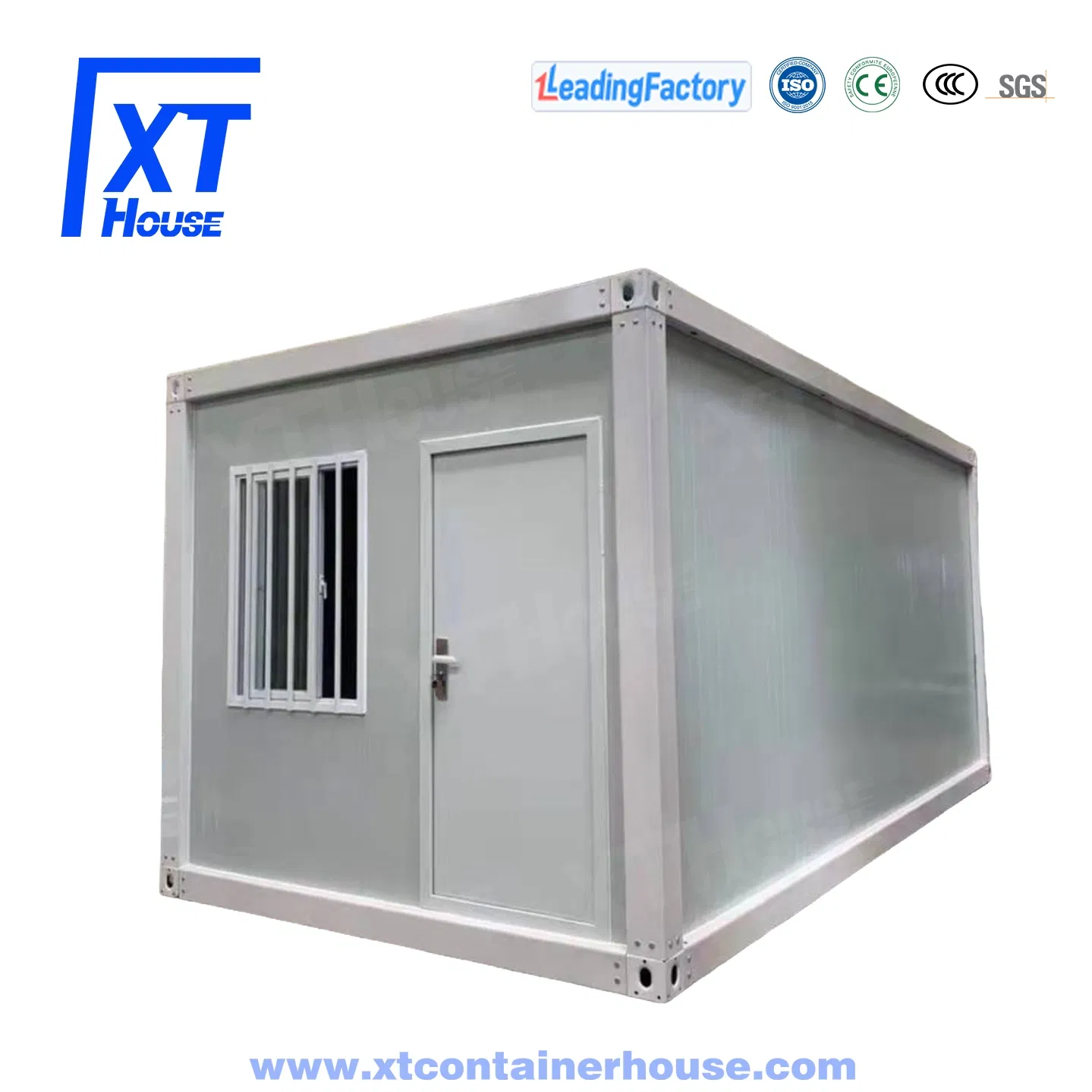 Resistente à Ferrugem 20FT Casa Modular Pré-fabricada Móvel Pré-fabricada Modular Destacável Personalizada Cor de Madeira Contêiner Casas com Banheiro