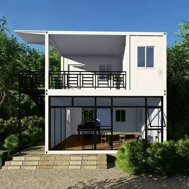 Casa Portátil de Design Personalizado à Prova de Furacões 20FT Casa Modular Pequena Pré-fabricada 20FT 40FT Casa Móvel de Luxo Pré-fabricada Casa Contêiner Desmontável