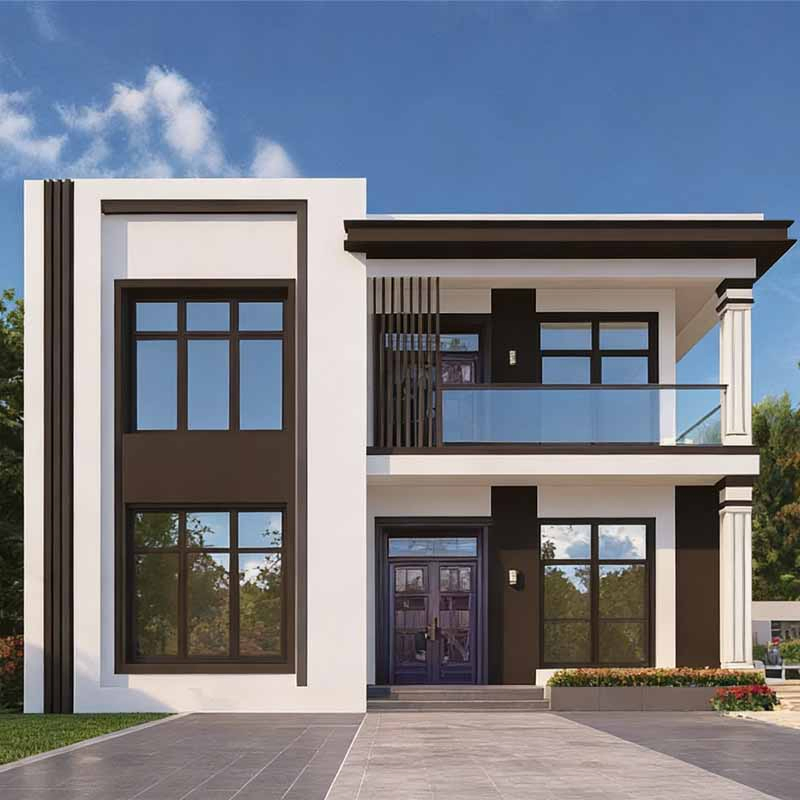 Construção Modular Casa Modular Estrutura de Aço