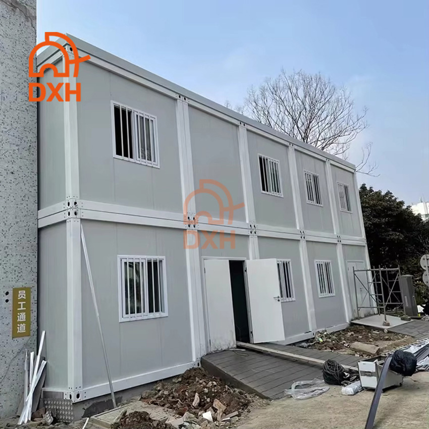Loja Daxiang Montagem de Pacote Plano Armazenamento Modular Baixo Custo Escola Resort Estrutura de Aço Totalmente Acabada ao Ar Livre CE ISO Casa Container Pré-fabricada