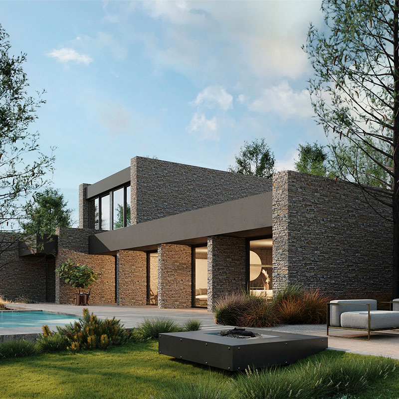 Casa Modular de Luxo de Dois Andares Moderna Móvel Prefabricada Kits de Estrutura Leve