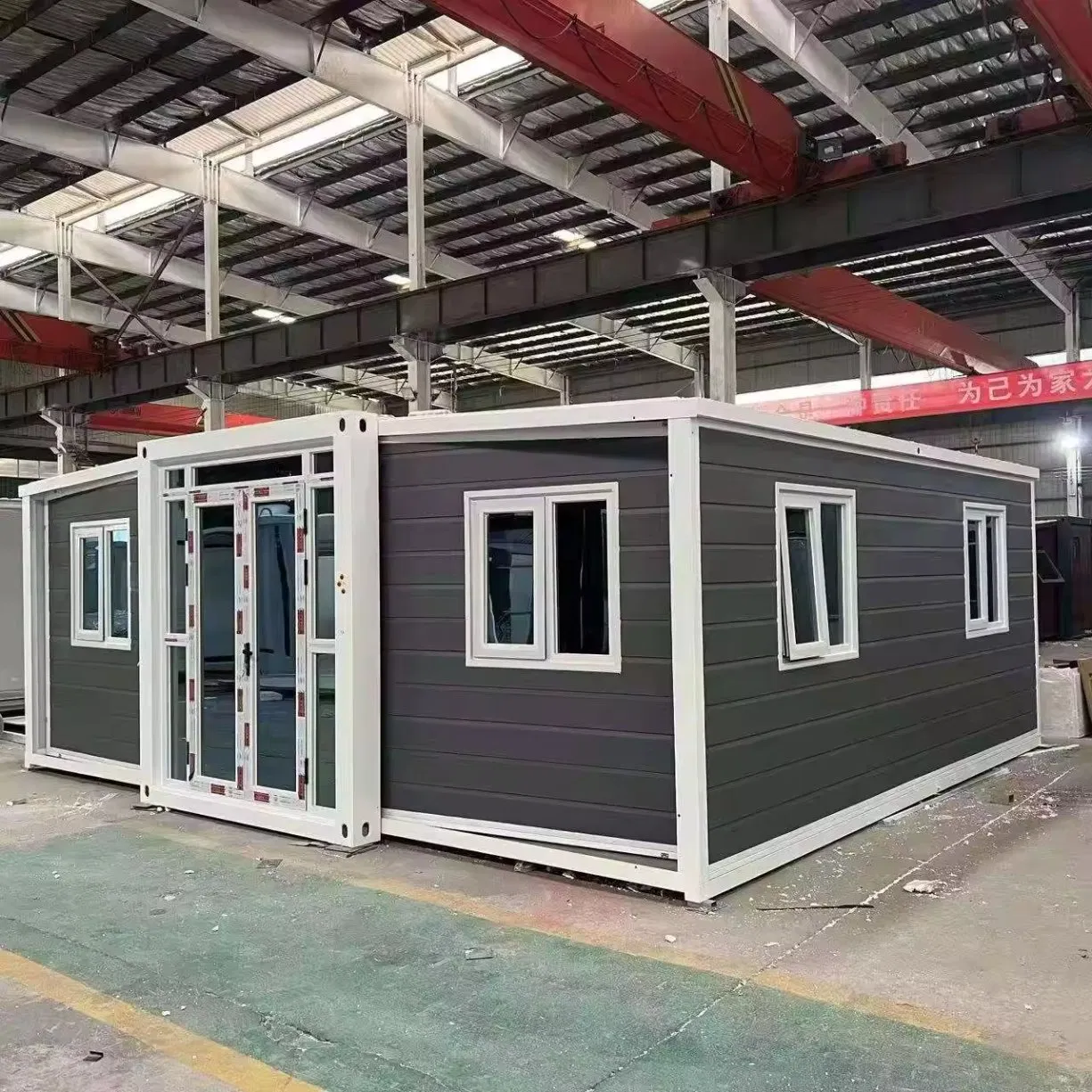 Container Expandável Direto da Fábrica 20FT 30FT 40FT Casa Modular para Casa de Madeira Estação de Suprimentos com CE ISO