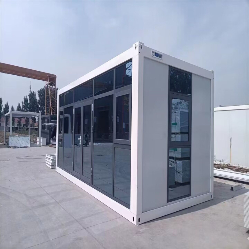 20FT Edifício de Estrutura de Aço Escritório Modular Casa Container Prefabricada de Madeira Dobrável