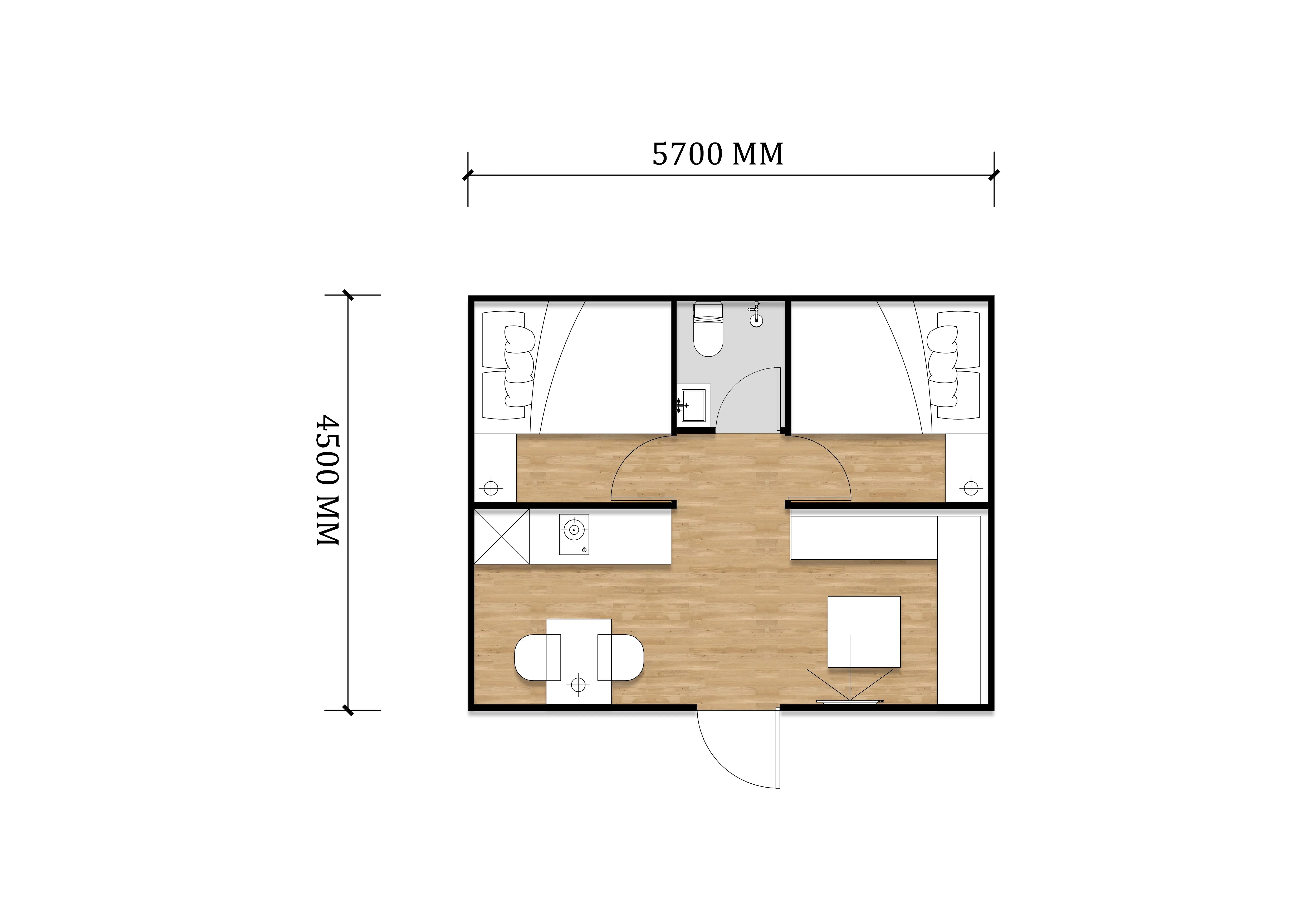 Desenhe uma Cabana Modular Moderna em Forma de Cápsula Espacial da Apple