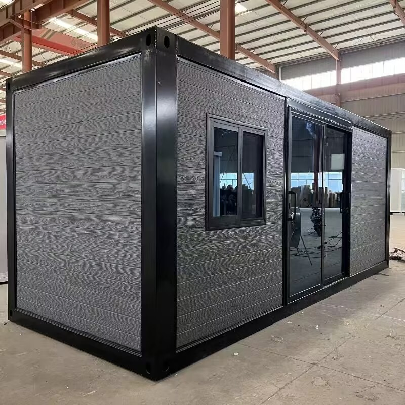 20FT Edifício de Estrutura de Aço Escritório Modular Casa Container Prefabricada de Madeira Dobrável