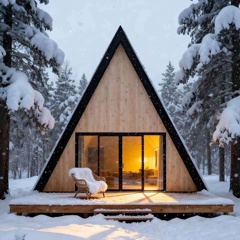 Casas Modulares em Estilo Fazenda, Casas Tiny Pré-fabricadas à Venda, Casas Modulares em Estilo Cabana