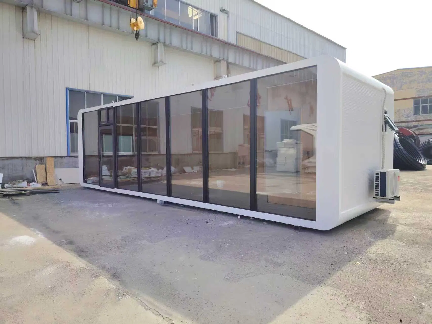 Casa Modular de Estrutura de Aço Moderna com Isolamento Energético Eficiente