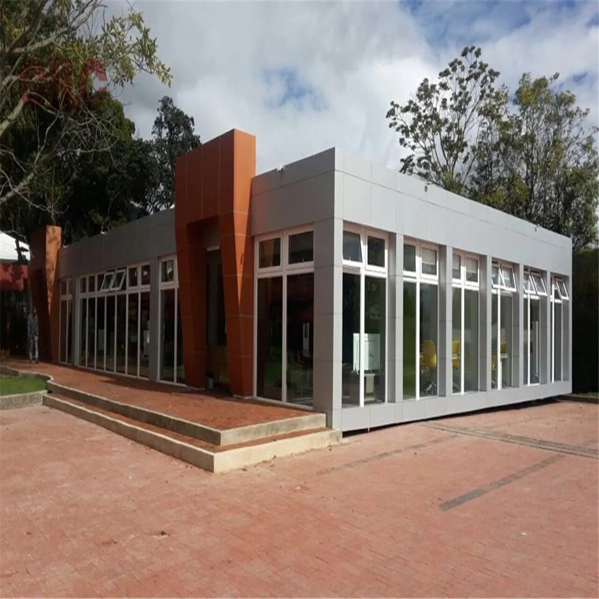 Lã Mineral ou Painel EPS Embalagem Plana Edifício Prefabricado Casas de Contêiner / Casas Prefabricadas Casas Modulares Casa Prefabricada Casas