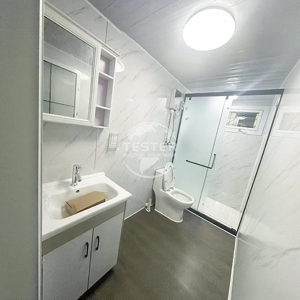 Casa Contêiner Móvel Ecológica Modular Personalizada 30FT para Projetos de Ambiente Urbano