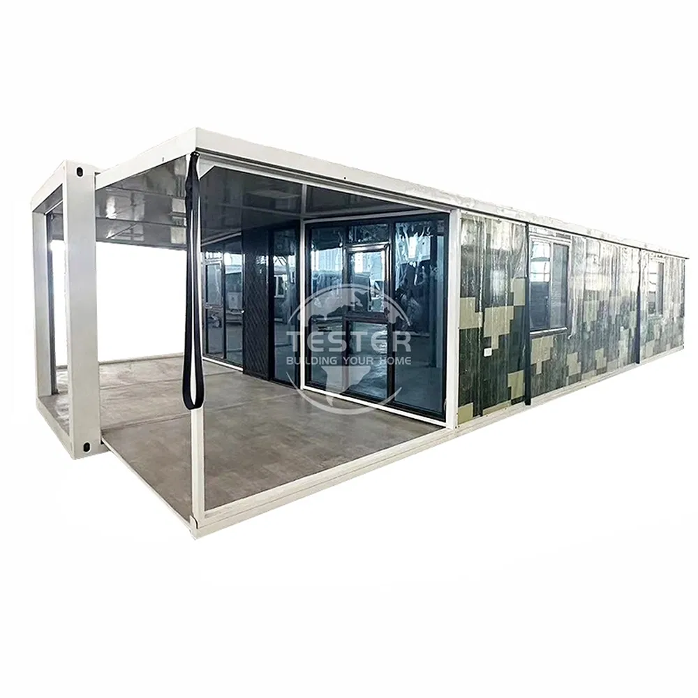 Casa Container Móvel Modular de Aço Galvanizado à Prova de Som para Locais de Escritório 30FT