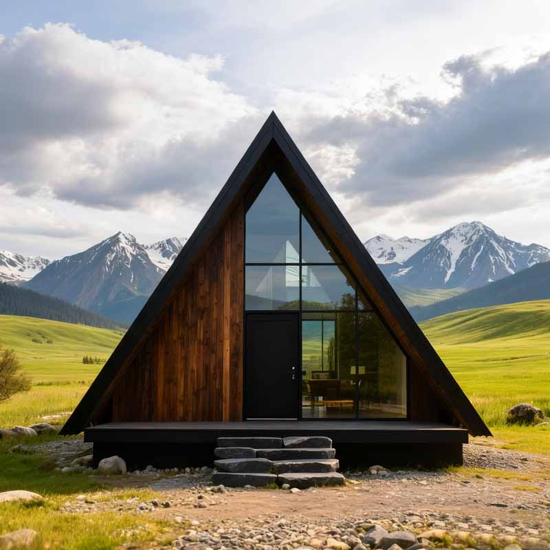 Casas Modulares em Estilo Fazenda, Casas Tiny Pré-fabricadas à Venda, Casas Modulares em Estilo Cabana