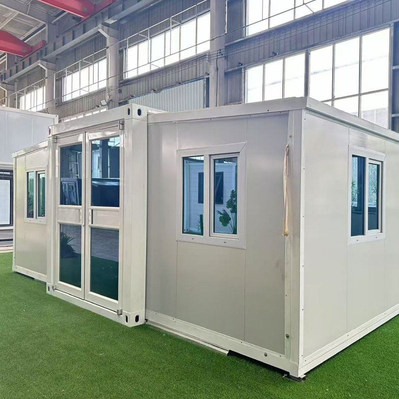 Pequena Casa Container Modular de Madeira Prefabricada para Armazenamento Padrão de Soldagem Casa Container de Expansão Prefabricada Mini Conveniente Pequena Casa com Cama