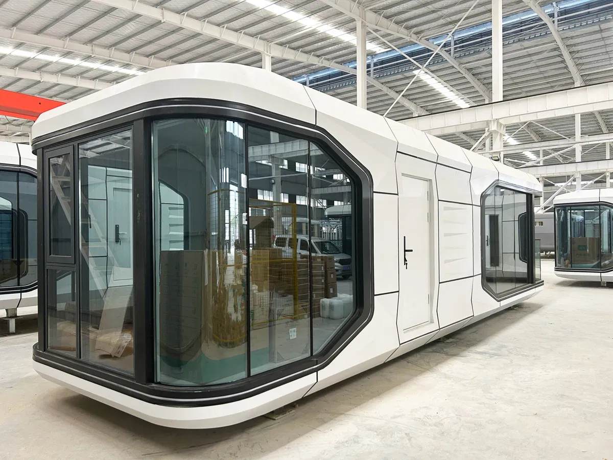 Container Modular Móvel de Capsule Espacial de Alta Qualidade, Casas Prefabricadas em Contêineres de Envio Pequenos