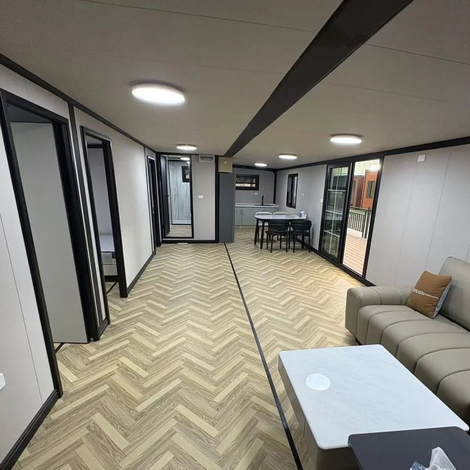20/30/40FT Solar Folding Expandable Modular Container Home Self-Sufficient Prefab House