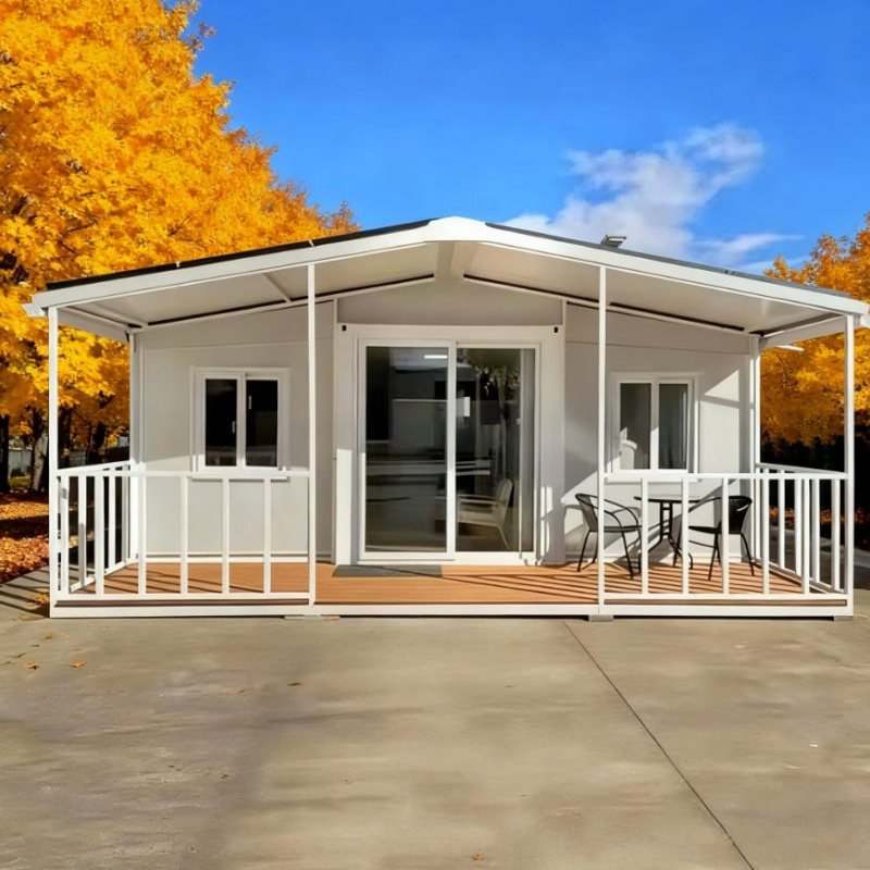 Casa Modular Prefabricada Eficiente em Energia com Sistema de Isolamento para Todas as Estações