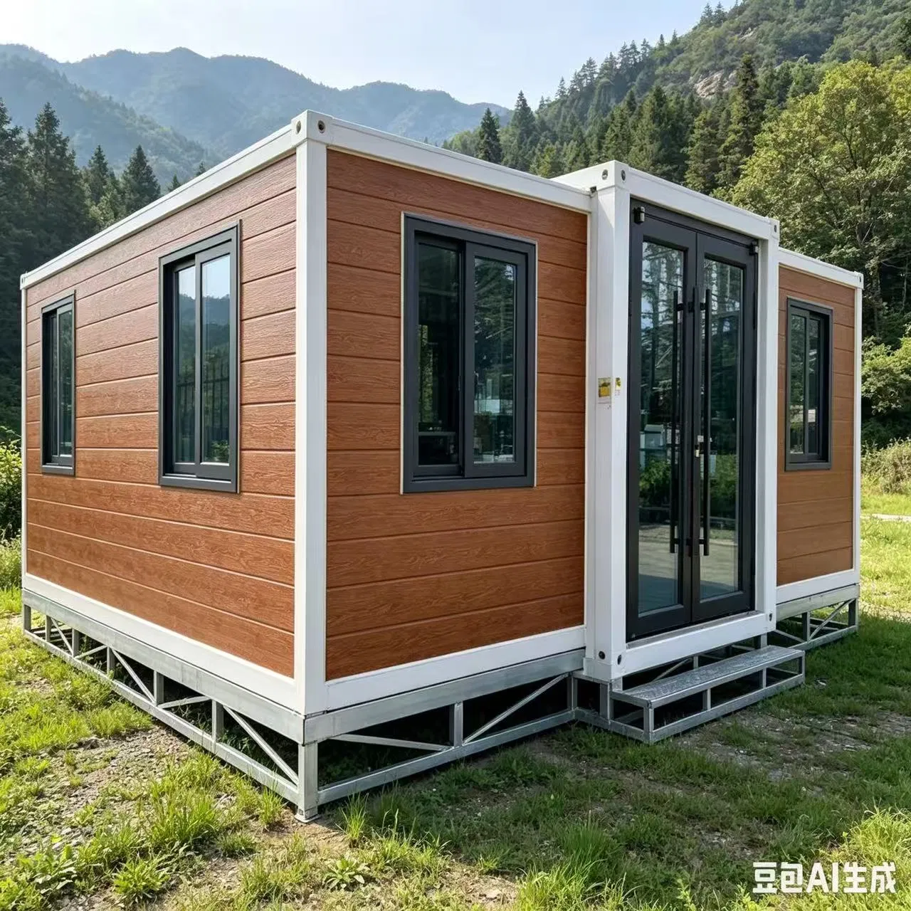 Casa Modular Pré-fabricada Portátil Habitável Melhor Trailer Pronto Módulo Pequena Casa