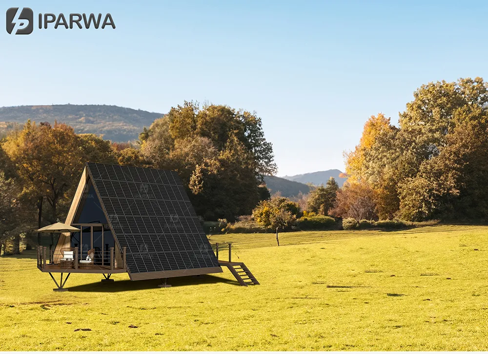 Casa Solar Triangular de Contêiner Móvel Pré-fabricado
